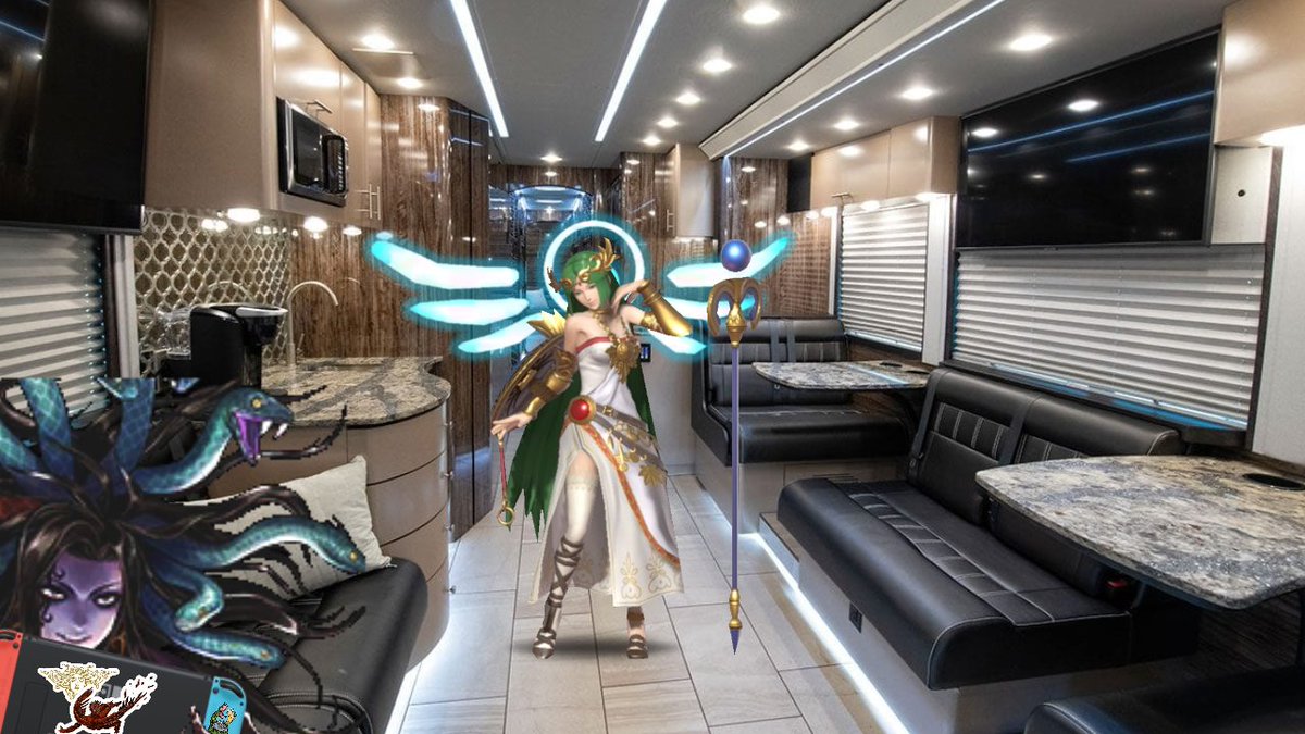 T_TimeTillyLily's tweet photo. #ParPy #Parodyssey 

Well, well, well, what do we have HERE?!

Medusa, I didn't know you were into video games!!

That's AWESOME~! https://t.co/QyLsqc4dzL
