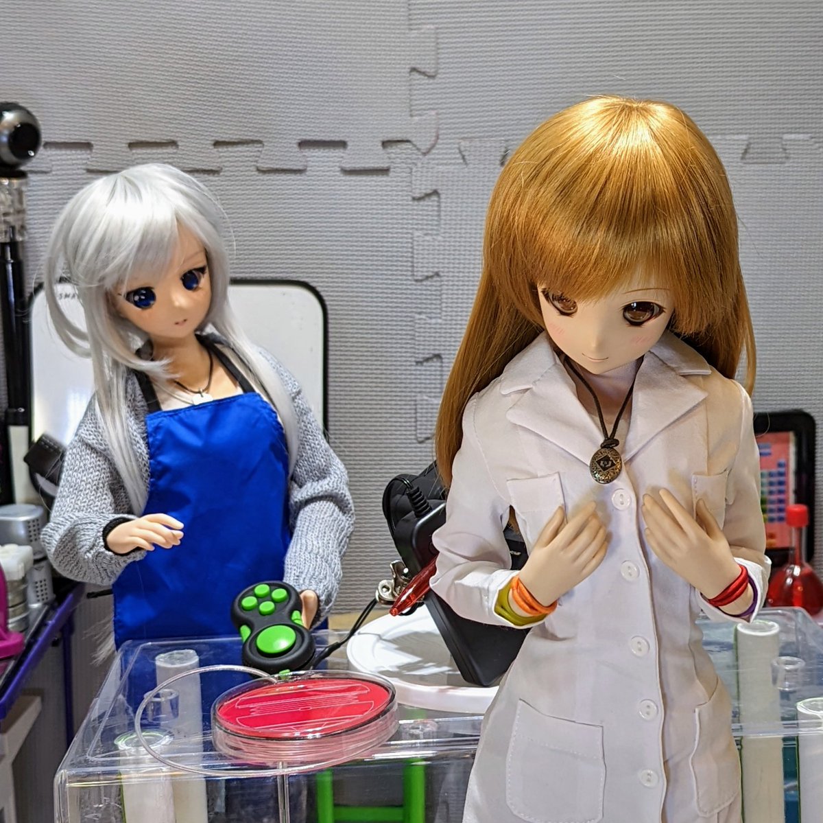 rc2agog's tweet photo. Re-enlarging Mirai.. "Too Big! Reverse!" "Sure everything's back to full size?" ๐
.
#Chitose #Mirai #SmartDoll #BJD #Lab #madscience #sciencegeek #geekGirl #ChitosesLab #miniaturize #enlarge #oppai #MiraiPNW #balljointeddolls #sliceoflife #MiraiRobotics #doll #dollphotography https://t.co/CaoiO94fa8