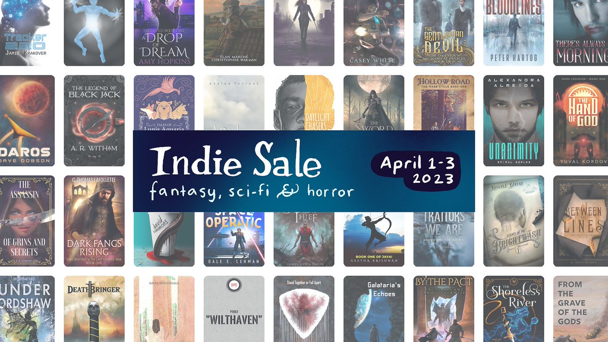I have a book in an awesome sale of indie spec fic books going on for the next few days. Will the almighty algorithm let me tell you that if I put an image here and the link in the next Tweet?