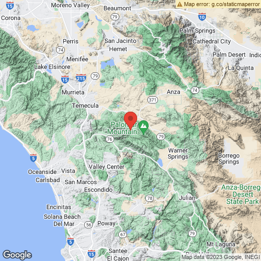 4.15 earthquake 5km NW of Palomar Observatory, CA at Fri Mar 31 18:16:07 PT. earthquake.usgs.gov/earthquakes/ev…