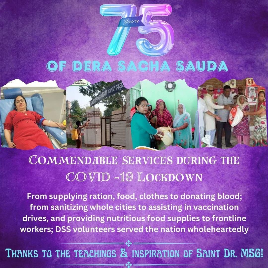 InsanNeeru2's tweet photo. The seed of spirituality was sown on 29th April, 1948 to remove the evils spread in the society. The entire month of April is celebrated as Foundation Month by working for the good of humanity with the teachings given by our Guru. #ConfluenceOfAllReligions https://t.co/Lv7rucCRKL