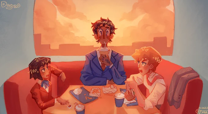 No wawa birthday art but here's some of the drawings I've made of him [: happy bday to the moe salary man ever !! #HappyBirthdaySERIZAWA2023 #mp100 