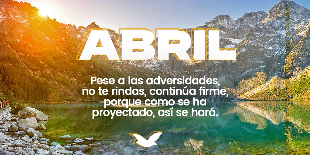 UnivMx's tweet photo. #buenosdías #abril #mes4 #april2023 #bienvenidoabril #proyectos #sehará https://t.co/za4mSZN9i6