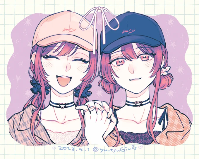 双子コーデあまてん 