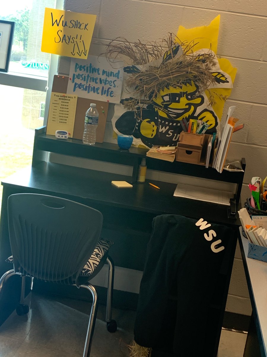When you have to take down your college door but you’re not ready to let go of your WuShock…, you decorate your coteacher’s desk … <a href="/travisl443301/">travisl</a> <a href="/DMSMedia411/">Dixon Middle School</a> <a href="/HLFindeisen/">Heather L Findeisen</a>
