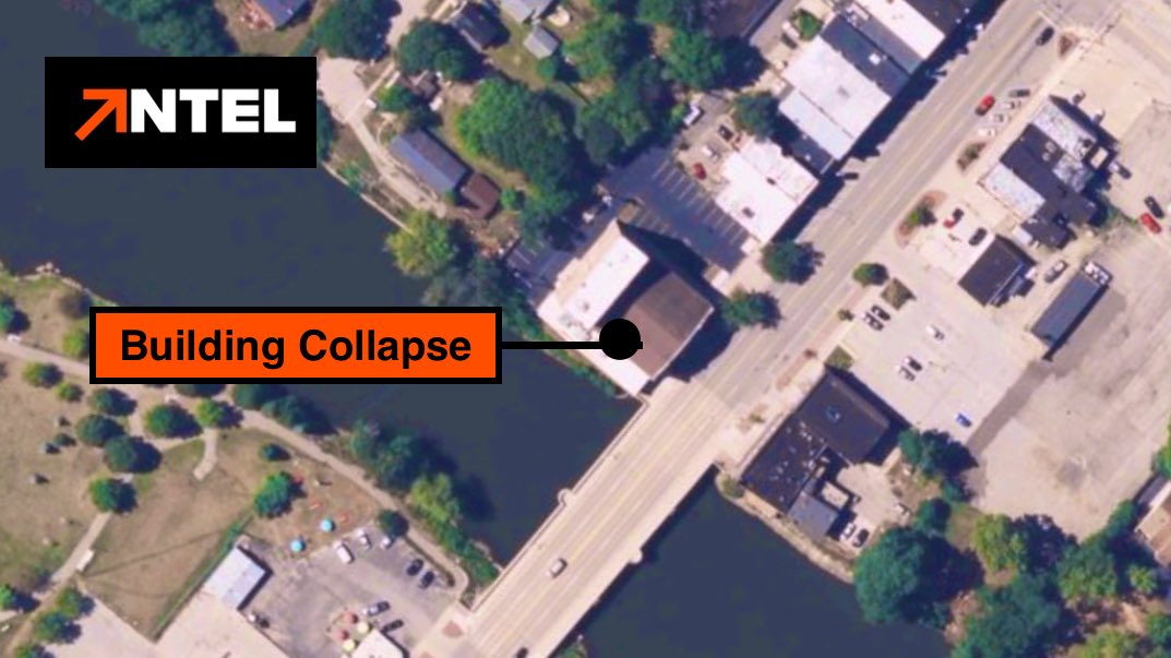 IntelPointAlert's tweet image. BREAKING: Multiple people trapped following building collapse during concert at Apollo Theatre in Belvidere, Illinois; massive response underway