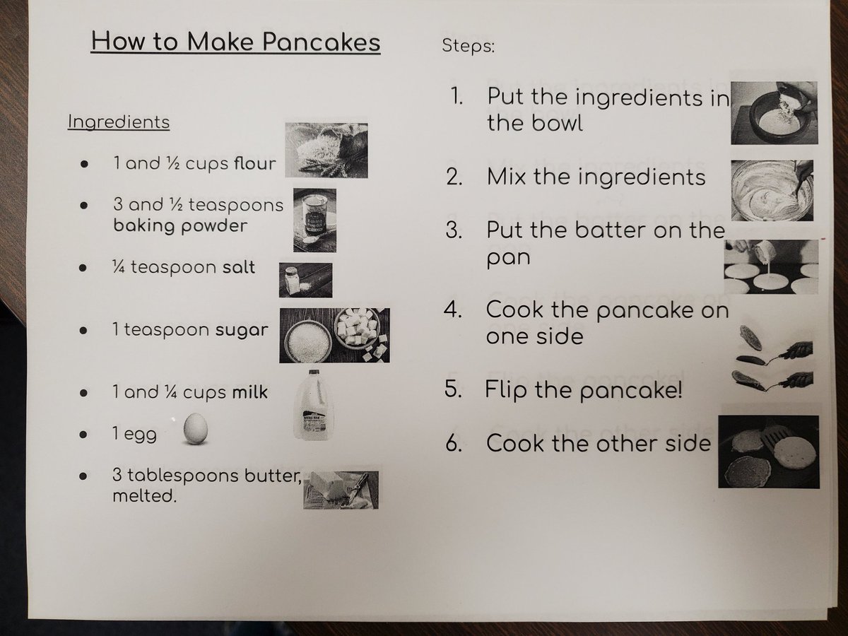 MeganReing's tweet photo. Made it to spring break! A little pancake making and #functionaltext to celebrate! https://t.co/gNbV0Dmdie