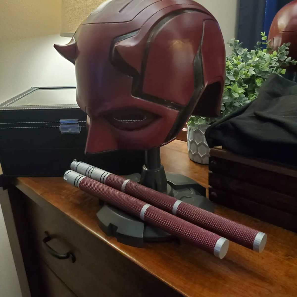 KyleBlatt's tweet photo. Daredevil project Done 3-D printing is awesome https://t.co/0fw0ynfc1A
