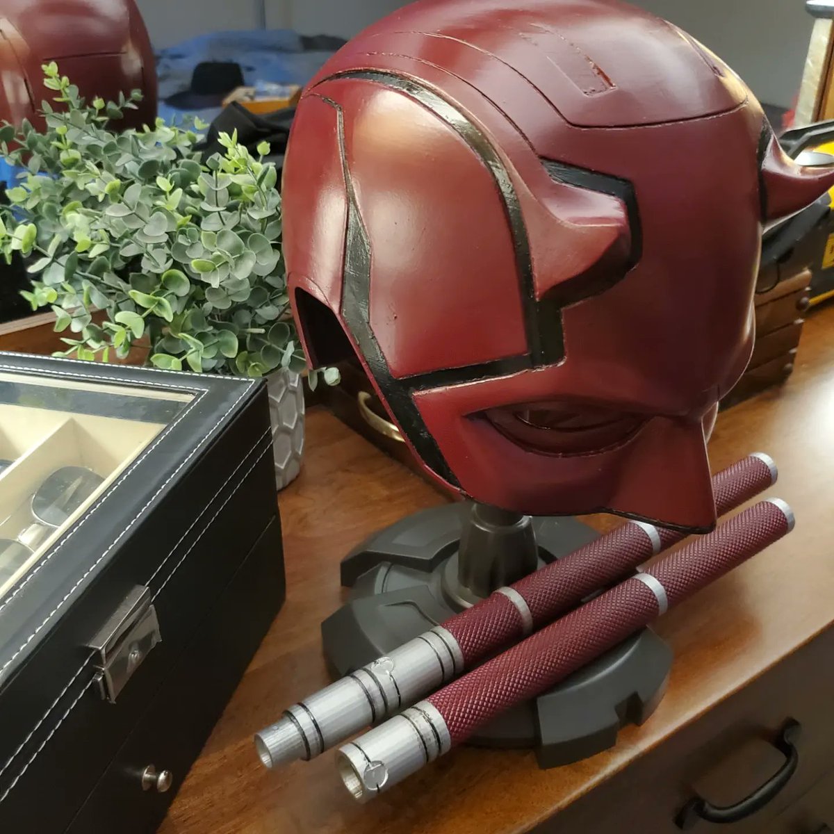 KyleBlatt's tweet photo. Daredevil project Done 3-D printing is awesome https://t.co/0fw0ynfc1A
