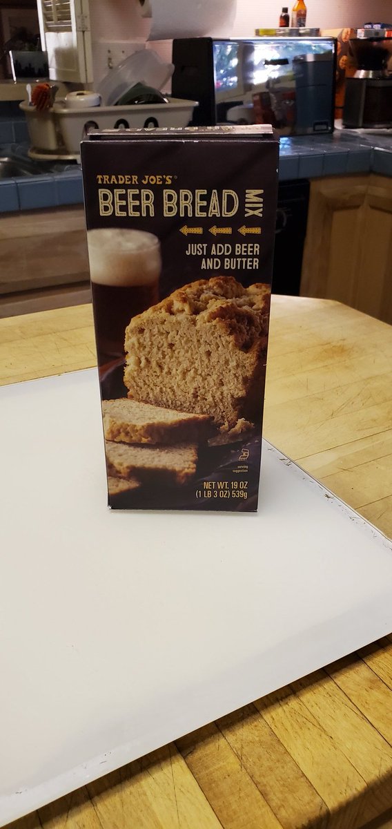 DonaldSchmidt's tweet image. It's a Beer Bread kind of night. #BeerBread #TraderJoes