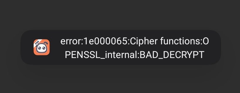 Reigdaer's tweet photo. Descargue la última actualización de #mangadogs y me da este mensaje de error https://t.co/ohNUEkXWgi