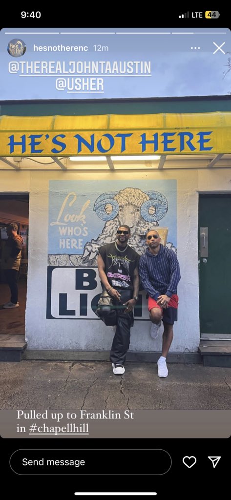 Usher’s at He’s Not Here