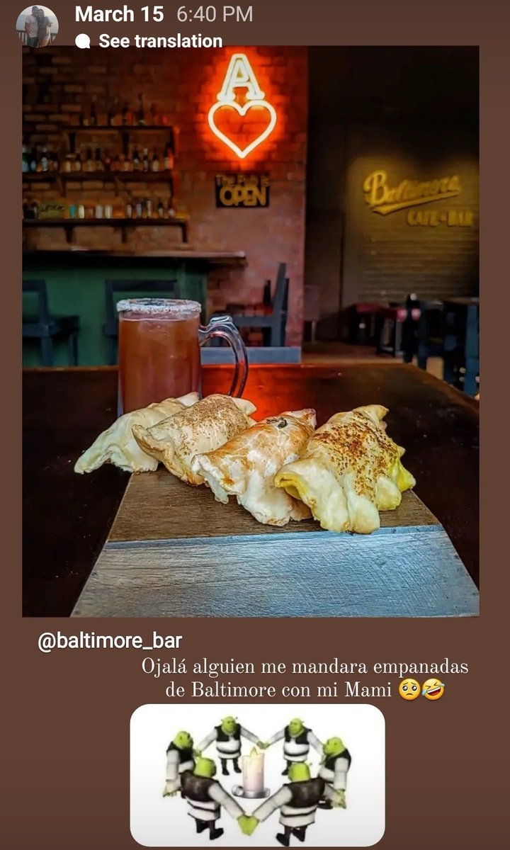 stephanniearana's tweet image. Manifesté y @Baltimore_Bar me lo cumplió. Las mejores empanadas 🤩!!! 

Gracias 🫶🏻