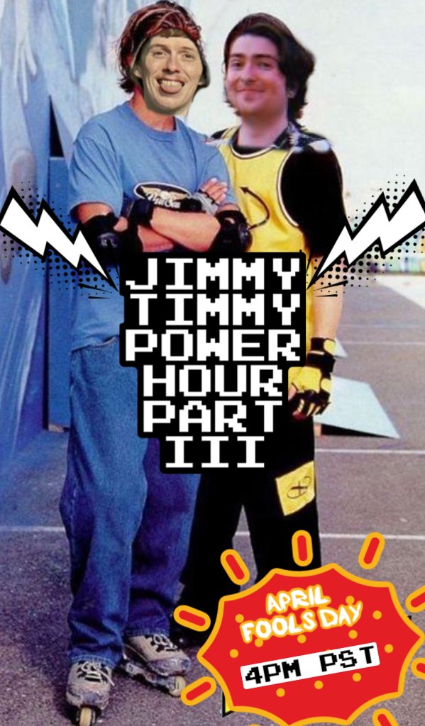 THIS TIME ITS REALLY GONNA HAPPEN FOR REAL AND ITS DEFINITELY NOT AN APRIL FOOLS JOKE!!

TOMORROW 4PM PST
twitch.tv/jshark
twitch.tv/tmehsc