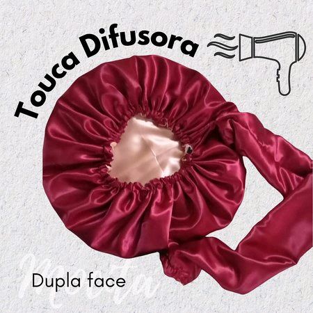 Queyllla's tweet image. Dê uma olhada em Touca difusora de Cetim Secadora Ideal Para Secar o Cabelo - Dupla face - Com duas regulagem - TAMANHO G por R$20,00. Compre na Shopee agora! shope.ee/3VDm9PEZvg?sha…