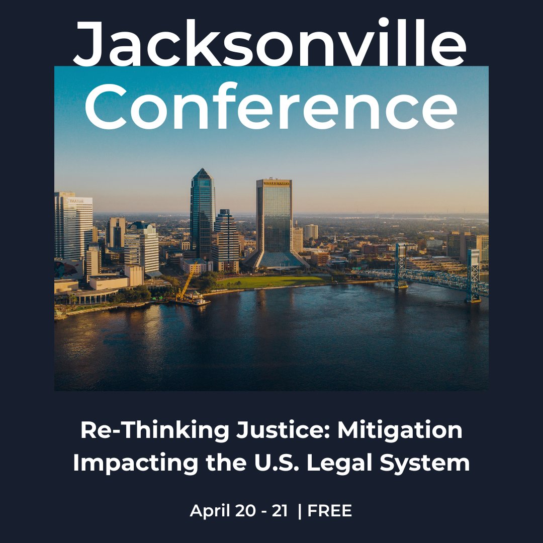 Advance_Change's tweet photo. ARC, Inc.'s 2023 Jacksonville Conference will be held on April 20 - 21!

Re-Thinking Justice: Mitigation Impacting the U.S. Legal System is designed to help strengthen advocacy for individual clients and advance the field of mitigation overall.

https://t.co/lKMpNKjKTO https://t.co/EMAmAxYxp3