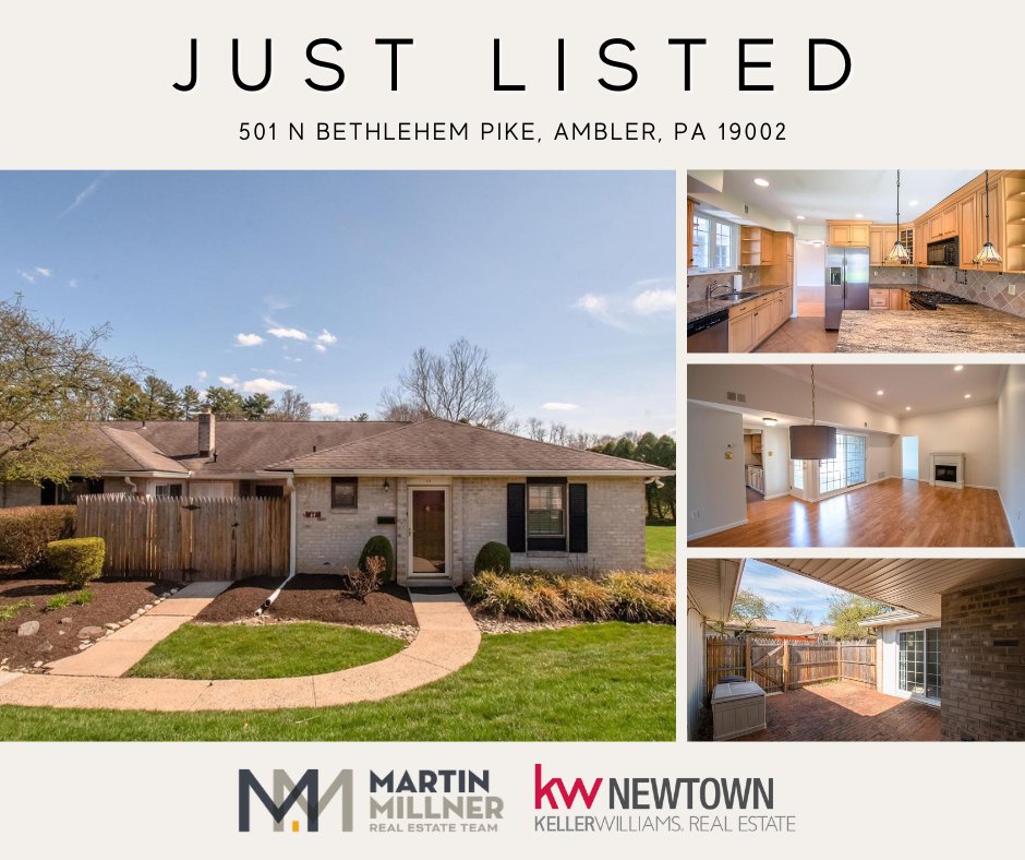 Just Listed! With 3 bedrooms and 2 baths, this Atrium model offers a versatile floor plan perfect for one-level living. This move-in ready condo offers a carefree, maintenance-free lifestyle just minutes from town. Get in touch for more info 215-519-1399