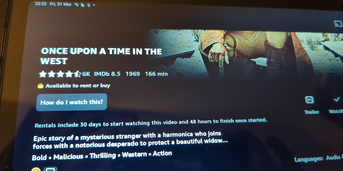 IamEudaimon's tweet photo. Why has @primevideouk become so dysfunctional? Find a video in Prime App, no option to buy/rent; go to Amazon app, no option... Is this really all so rich Jeff doesn't have to share anything with Google? I might look at YouTube video. https://t.co/fQBSbQdPDQ
