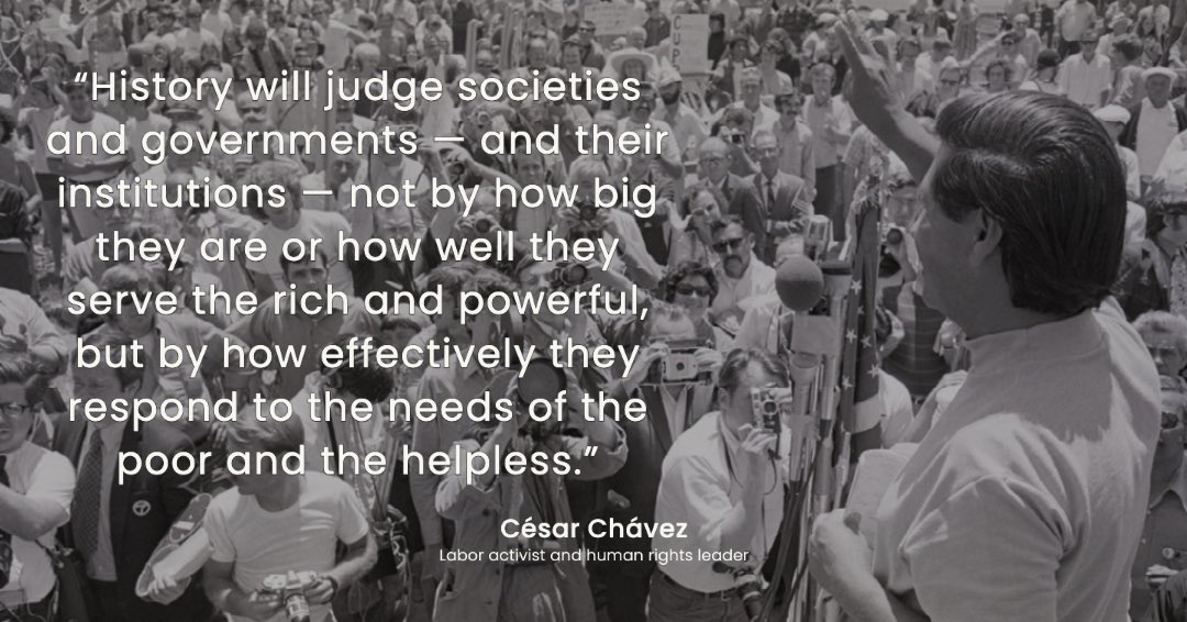 César Chávez was the best of us. His legacy lives on as one of hope, love and empathy for those less fortunate. @deeperlearning @LAschoolsSouth @WilmingtonLAUSD @ManualOf @BanningHSPilots @fremontcos @theCAAASA @riveracommunity #CesarChavezDay
