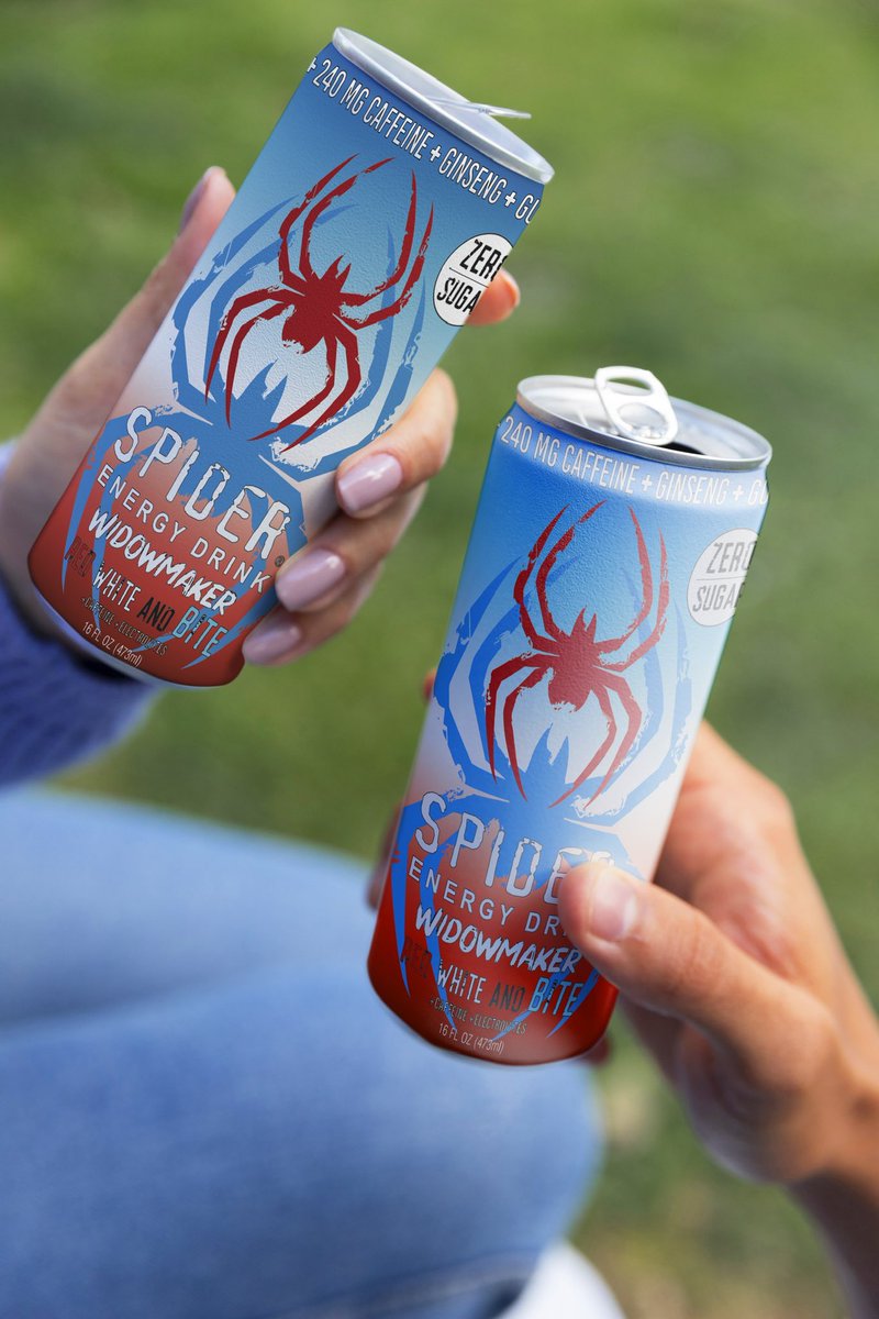 SpiderEnergy's tweet photo. Coming at you with another #SneakPeek 🔥🕷️ #RedWhiteAndBite

#spiderenergydrink #energydrink #energy #spiderenergydrink #caffeineaddict #getbitstaylit #spiderlovers #staytuned #sugarfree https://t.co/JDqaJywFSE