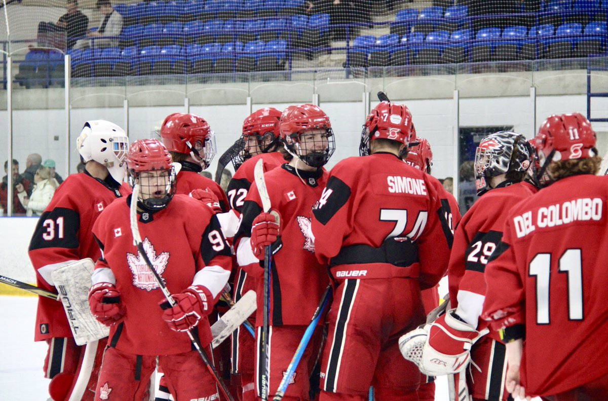 A thrilling third period saw the <a href="/TorontoNatsU16/">TORONTO YOUNG NATIONALS U16AAA</a> come back for a 5-4 overtime win 🌟 

Ajay Rai had a 4️⃣ point game with one goal and three assists, and Kieran Riley was named Player of the Game after netting the game winner. 

#OHLCup | <a href="/ohlofficial/">OHLOfficialNews</a>