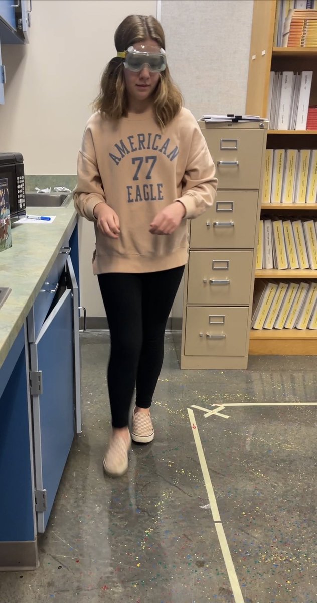 7th graders experienced what it feels like to have a concussion as they navigated our concussion obstacle course wearing special goggles 🥽 

Key differences we felt were:
👉🏼 dizziness
👉🏼blurry vision 
👉🏼 being off-balance 
👉🏼 struggles w/ depth perception
<a href="/MCPS_VA_Gifted/">MCPS_VA Gifted</a>