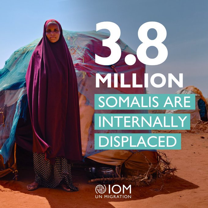 António Guterres (@antonioguterres) on Twitter photo The number of people displaced by conflict & drought in Somalia has reached a record high.
Most of them are women & children.
<a href="/UN/">United Nations</a> teams in the country are working to address immediate & long-term needs.
The international community must not forget this crisis. The number of people displaced by conflict & drought in Somalia has reached a record high.
Most of them are women & children.
<a href="/UN/">United Nations</a> teams in the country are working to address immediate & long-term needs.
The international community must not forget this crisis.