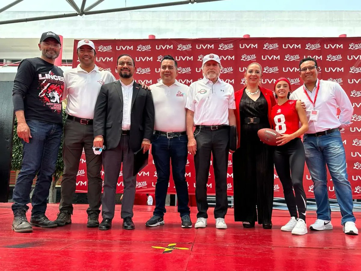 CONADEIPmx's tweet photo. 🏈 | Fue Inaugurado esta mañana el Campeonato Nacional de Flag Football de 1.ª Fuerza 2023, en las instalaciones de la UVM Campus Tlalpan.
Sigue las transmisiones en vivo a través de la página Deporte y Cultura UVM y CONADEIP en Facebook.
#FlagCONADEIP https://t.co/0GowHhWsza