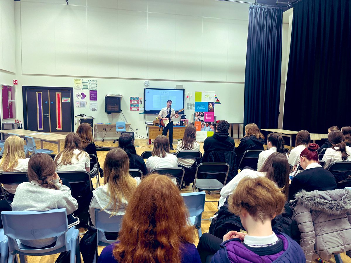 Big thank you to Ben <a href="/BerthaParkMusic/">BerthaParkMusic</a>  for providing the entertainment at today’s YPI final. Such a talented performer ❤️ 🎶 #ypiscotland #ci
