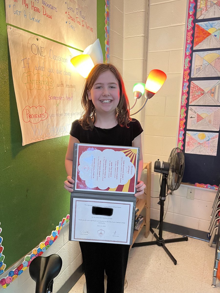 St. Mary’s lovely Beacon of Hope….who just happens to be my student. I am so proud of her. She’s the first to happily lend a hand….no matter the job.