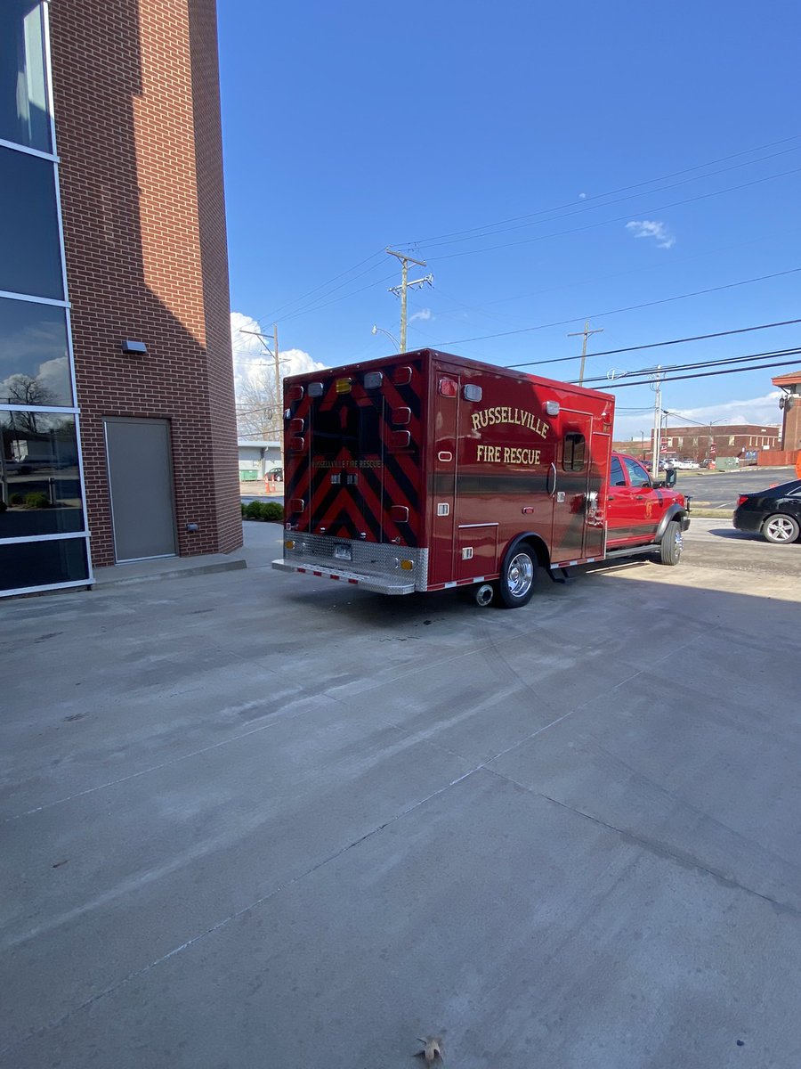 RSVLFire's tweet photo. RFD Medic 1 headed to the City of Jacksonville to assist with tornado victims. https://t.co/pFl8sHzIgq