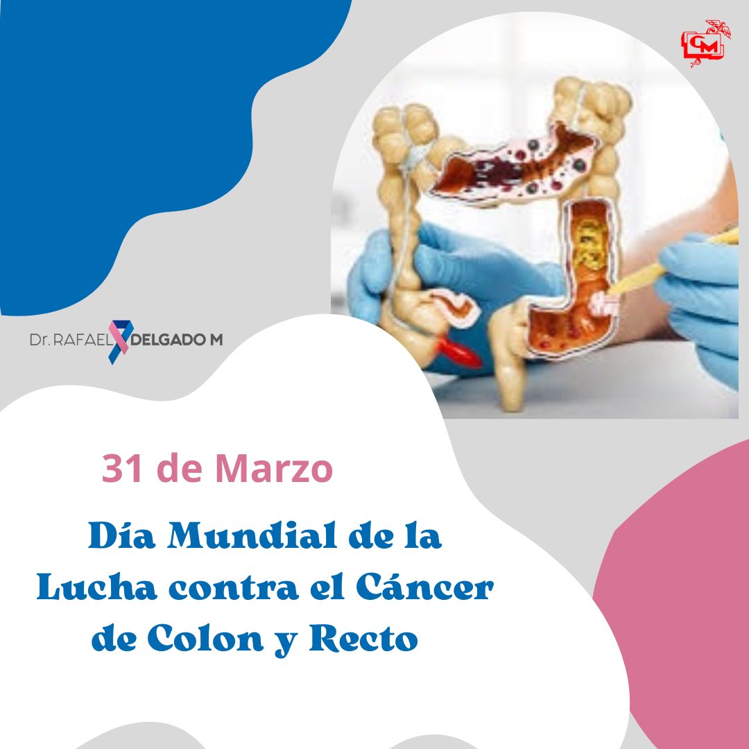 ➖Día Mundial de la Lucha contra el Cáncer de Colon y Recto:
-
➖Se estima que cerca de 4,5 % de las personas presentarán Cáncer Colon Rectal (CCR) en el transcurso de su vida, y el riesgo de morir por CCR es de 1,9 %.
-
#oncology #oncologia #cirugia #colon #recto #cancer
