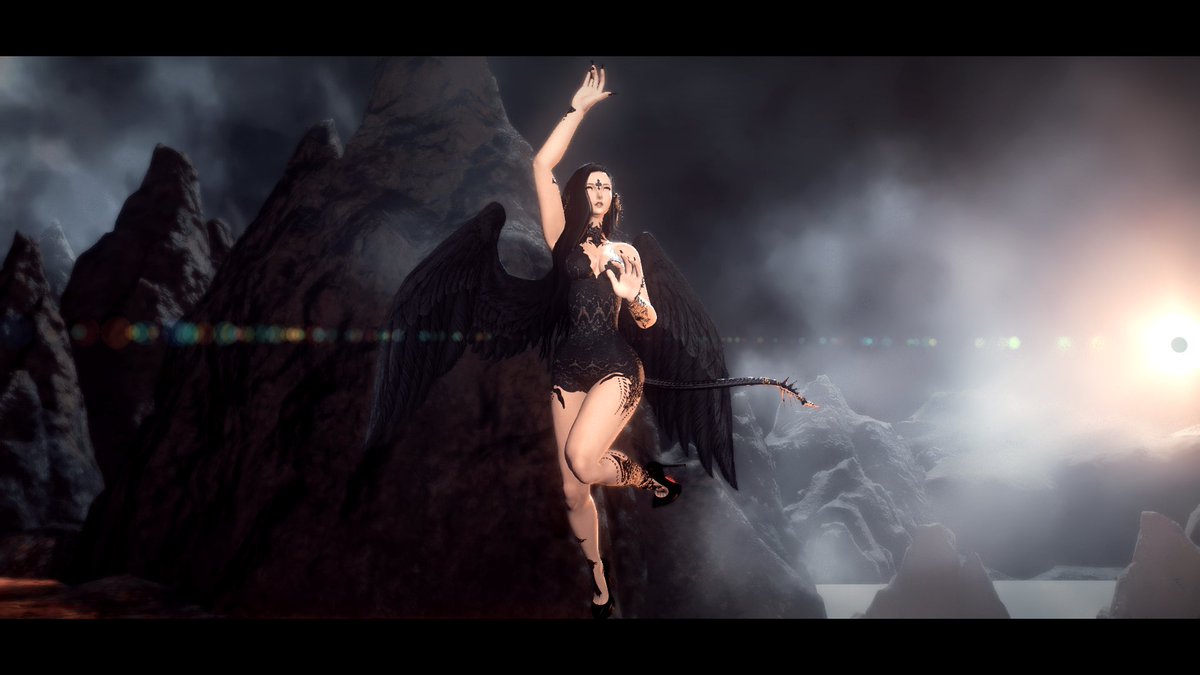 Scythelyra's tweet photo. "...My little black angel as years go by
I want you to fly with wings held high
I want you to live by the justice code
I want you to burn down freedom's road..." Death in June ("Little Black Angel") #GPOSER #FFXIVinspired #ffxivaura https://t.co/RoGVhAja9P