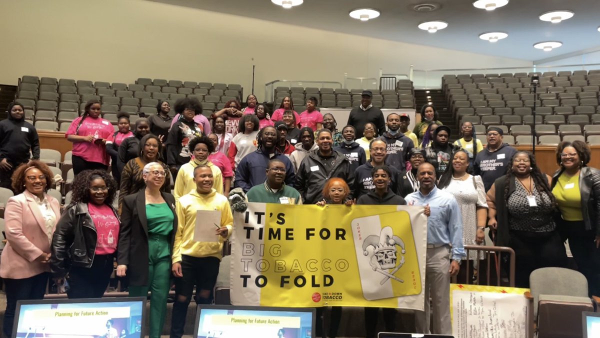 dwotfc's tweet photo. Today’s #TakeDownTobacco Day at Detroit’s Coleman A. Young Municipal Center was a SUCCESS! It featured young people from the Detroit community and Councilman Scott Benson @Scottinthe3rd voicing their desire to see flavored tobacco products banned in the city. #endmenthol https://t.co/u9mnbSHCZC