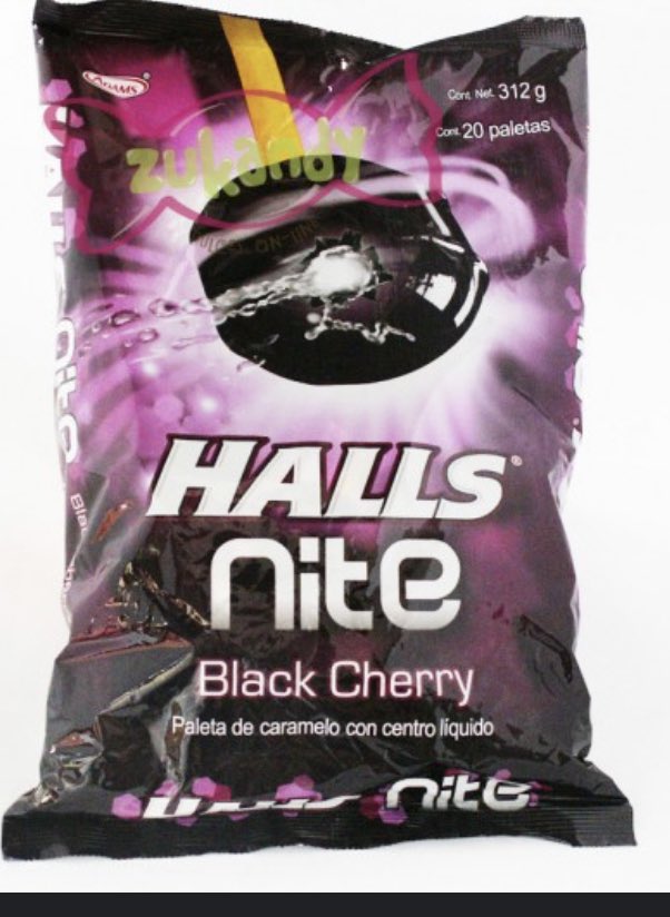 thunderCris1's tweet photo. @bxleeean Halls nite black cherry , todo el colegio los compraba antes jaja https://t.co/qUxp8VyTOD