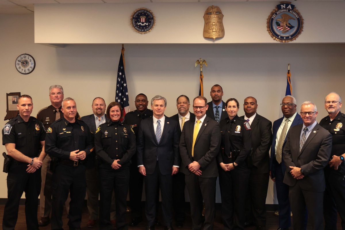 This week, #FBI Director Christopher Wray visited the @FBIIndianapolis ...
