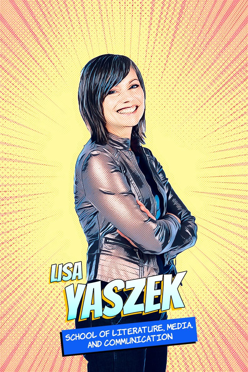 gt_lmc's tweet photo. "The greatest superheroines are famous not just for their brawn, but also for their brains," Regents Professor Lisa Yaszek on women in comics and @GeorgiaTech Mockingbirds Scientist Superheroines this #WomensHistoryMonth.
https://t.co/93BWpekXZy https://t.co/119v7ERiE3