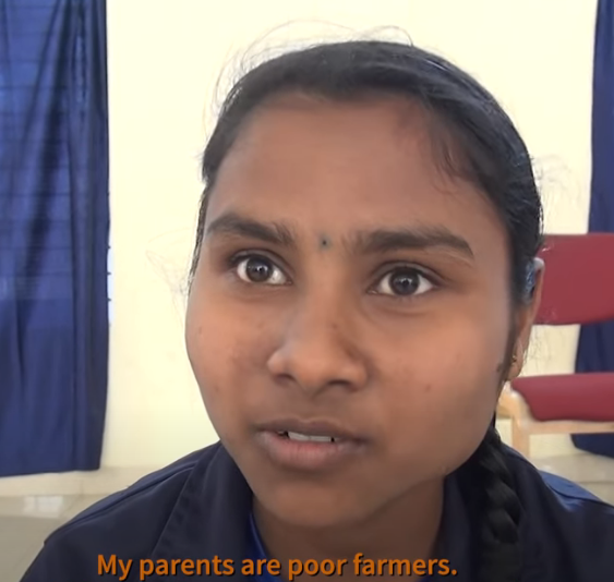 Girls Aspire to Become Change Makers!⁠
⁠
This is Durgamma. With your support, she has lived in Shaktidhama Girl's Home for the last few years &amp; now aims to graduate with a bachelor's degree.  Thank you to the Guru Krupa Foundation for your grant. Read: ow.ly/7OfA50NxH8Q