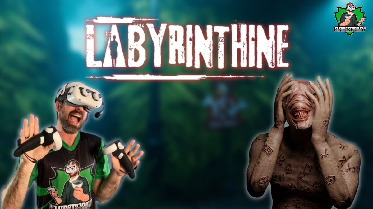 ElForestBailey's tweet photo. After playing Labyrinthine with @JoshyPoshyVR I may have to take a step back from horror VR for a week or two - this one got me GOOD! 😂 #VR #VirtualReality #VRGaming #Labyrinthine 

https://t.co/vWfpBT27E2 https://t.co/exQeJ9RR3v