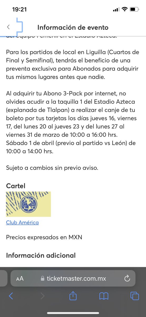 donvenito82's tweet photo. @ClubAmerica ! Es una tonteria q compremos el abono, llegamos desde las 15:00 y justo ahora nos avisan q no nos pueden entregar los boletos!!
1 hr y nadie en fila? Cto tiempo para entregar un abono!? @Profeco https://t.co/qyyqN1MOeM