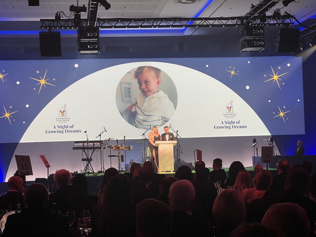 RMHCUK's tweet photo. Such a moving and incredible speech by one of our amazing past families, Jon and Andrea about their stay in our #EvelinaLondon House to stay close to their little boy, Hendrix. β€οΈ
#keepingfamiliesclose #rmhcuk #rmhcdreams https://t.co/GSaF7b2ZCJ