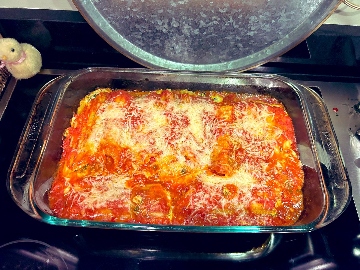 kozski61's tweet image. Spinach &amp;amp; Ricotta Manicotti #Lent2023  #SpecialRequest Back to handicapping