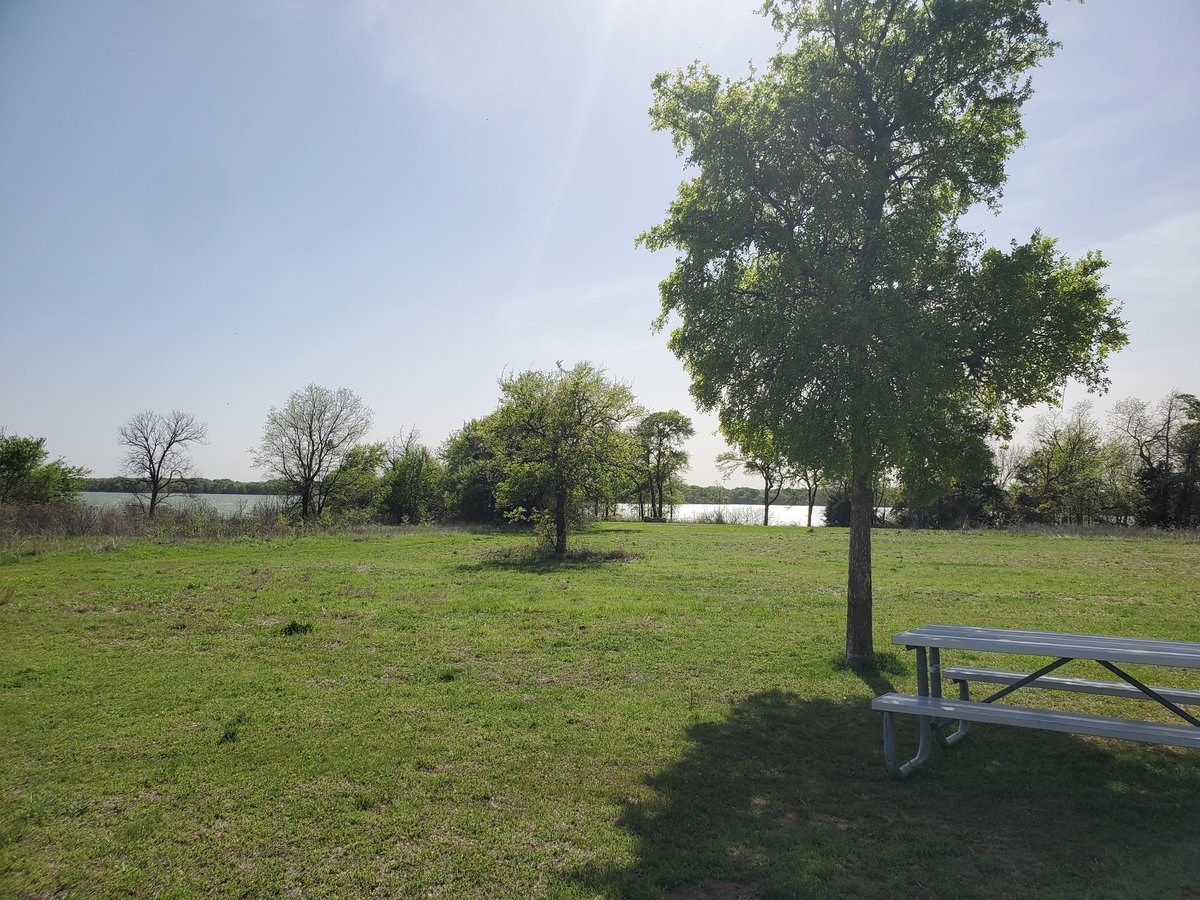 Kheradihr's tweet photo. Doing a #carcamp out at Ray Roberts State Park. This sort of camping lets me center myself in solitude without costing my body or triggering my chronic illness. And the Lake is very close so I can go get my feet really cold! It's the best. https://t.co/WeLomOykUy