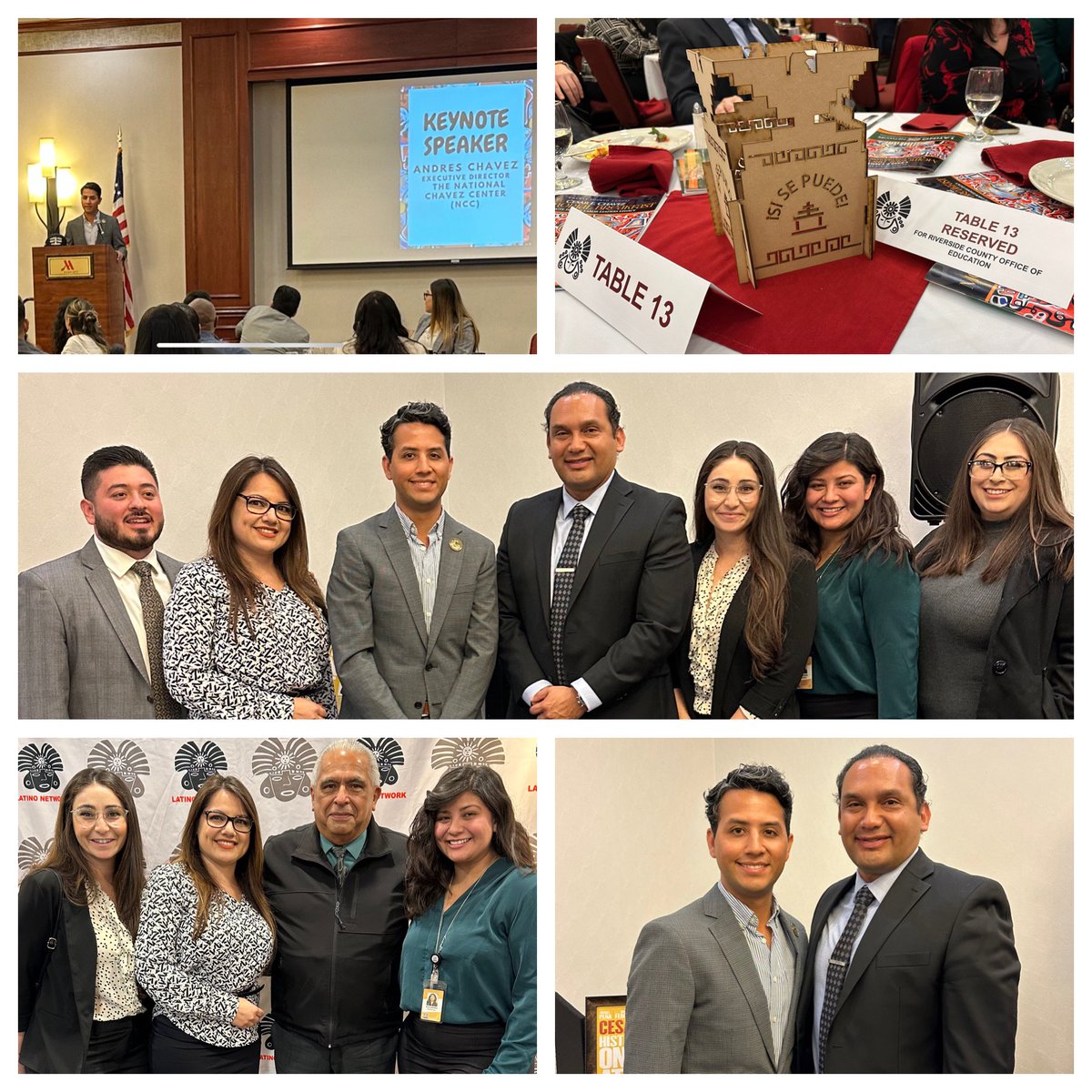 Honored to attend @RiversideLaNet Annual César E. Chávez Memorial Breakfast today with some of the @RCOE team. Many great #RivCo community leaders in attendance to pay tribute to the #CivilRights leader & hear keynote Andres Chavez @NatlChavezCtr Exec Director. #CesarChavezDay