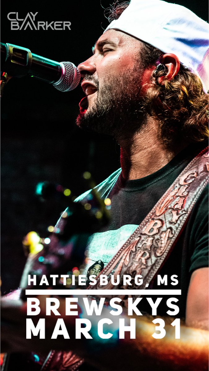 BrewskysHatti's tweet photo. Clay Barker on stage tonight with 2 for 1 Well Drinks!! Doors Open at 10, and Power Hour from 10-11, so come see us! https://t.co/qgPVuWvSje
