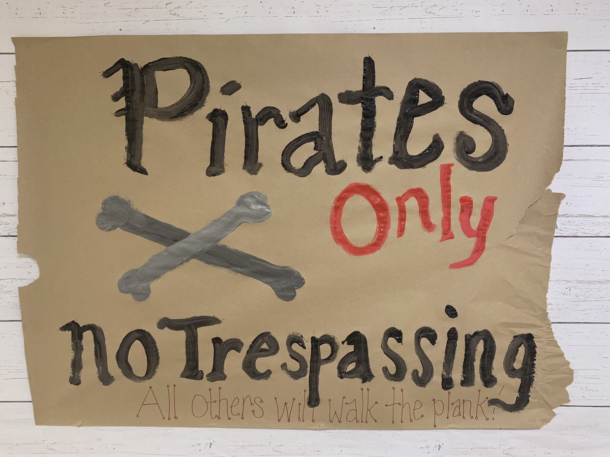 AcademyStreetES's tweet photo. Arrrr Pirate Day with the Second graders! Great job to the teachers and students! Captain Jack asked students to name “ar” words to get a coin! @PublicDover #acadeMYschool #tigers https://t.co/UEn4m2wbVb