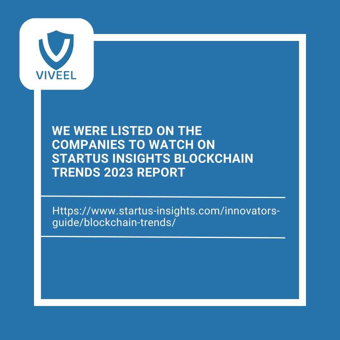 We were listed on the companies to watch on StartUs Insights Blockchain Trends 2023 report. 
#startus #blockchain #smartcontract

eu1.hubs.ly/H03lTjL0