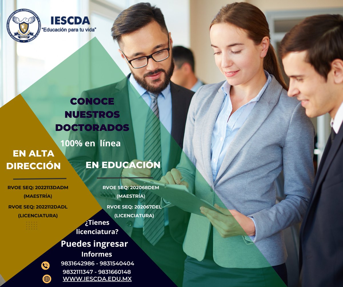 INSTITUTO DE ESTUDIOS SUPERIORES IESCDA tweet media