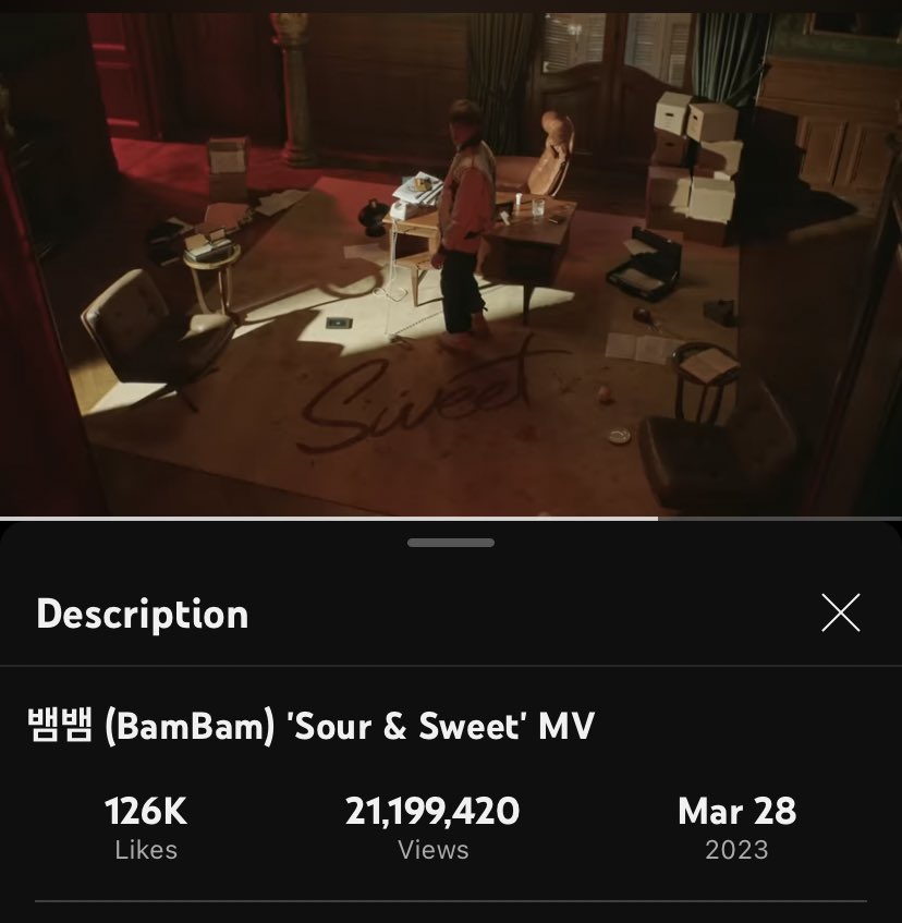 got7turkey's tweet image. [ Bilgi ]

BamBam ‘Sour &amp;amp; Sweet’ MV’si 21M izlenmeyi geride bıraktı~

youtu.be/J4gy6IFQS5g

#BamBam #BamBam_SourandSweet #GOT7