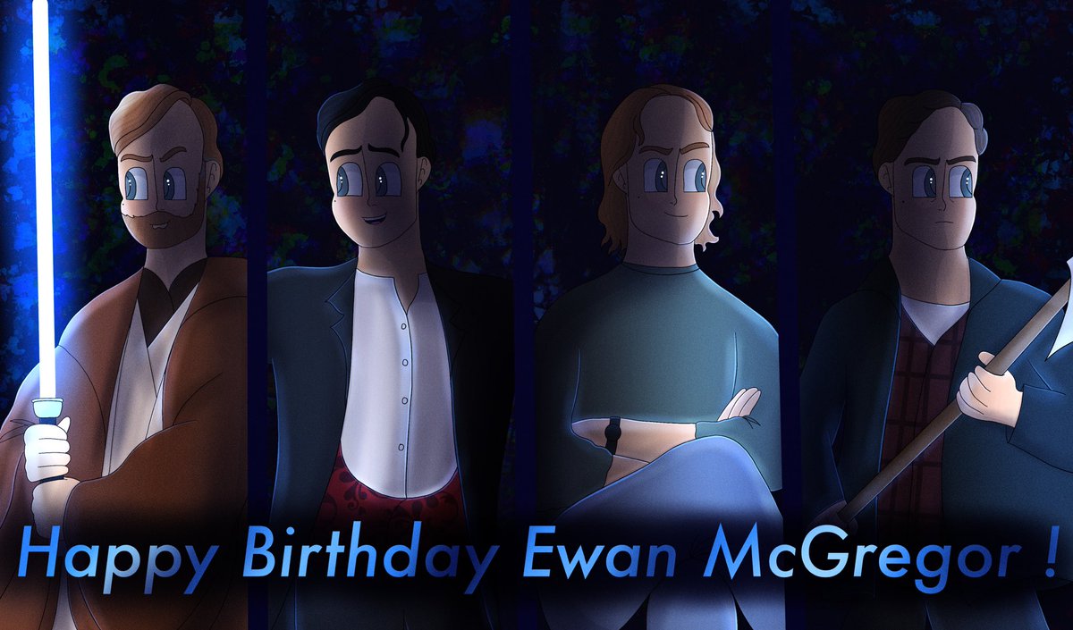 Happy 52nd to Ewan, an amazing actor and an inspiration!

here’s my fav ewan characters in one piece ! 
~
#ewanmcgregor #starwars #obiwankenobi #moulinrouge #shallowgrave #doctorsleep #Ewans52